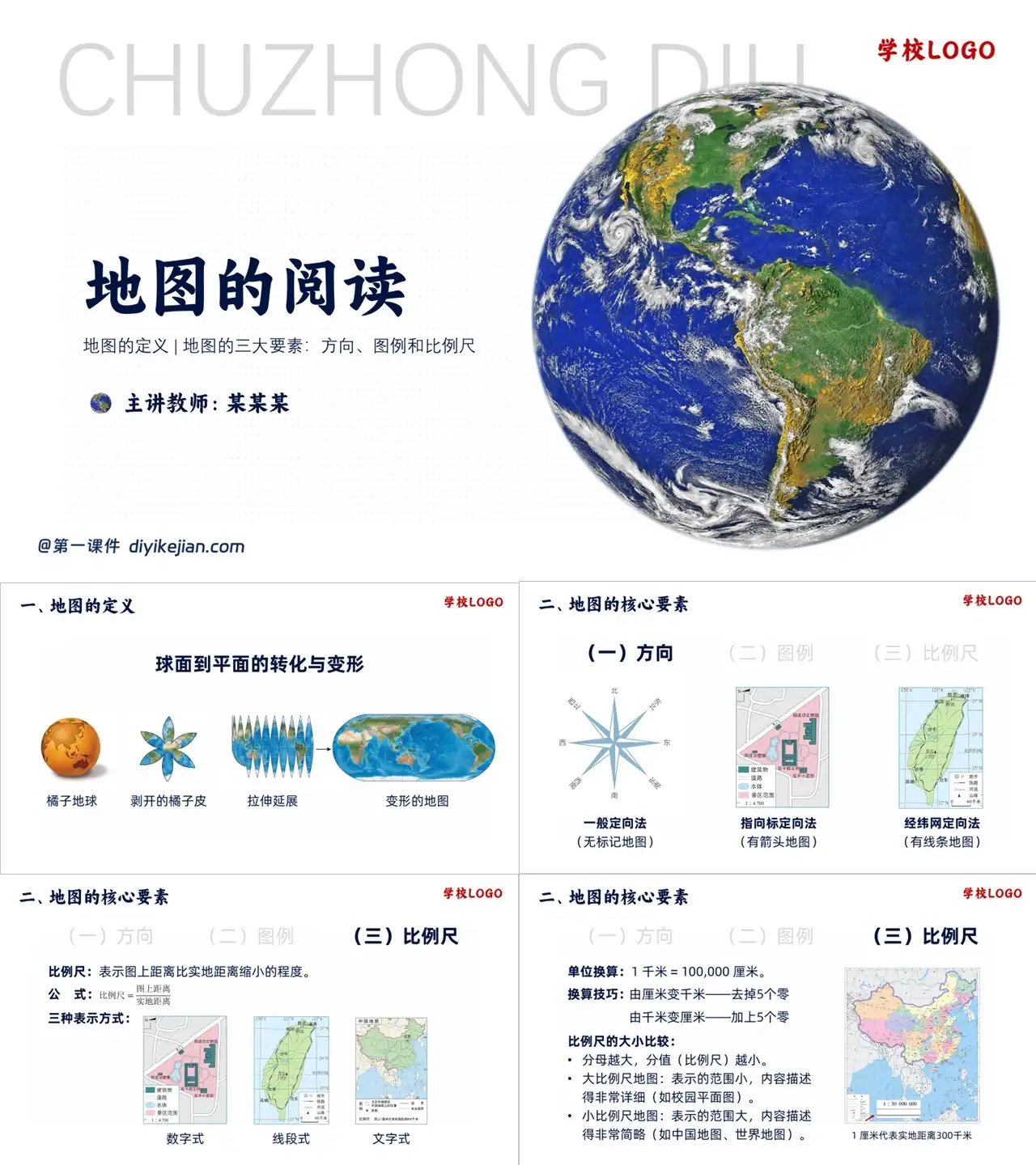 地图的阅读特色图片